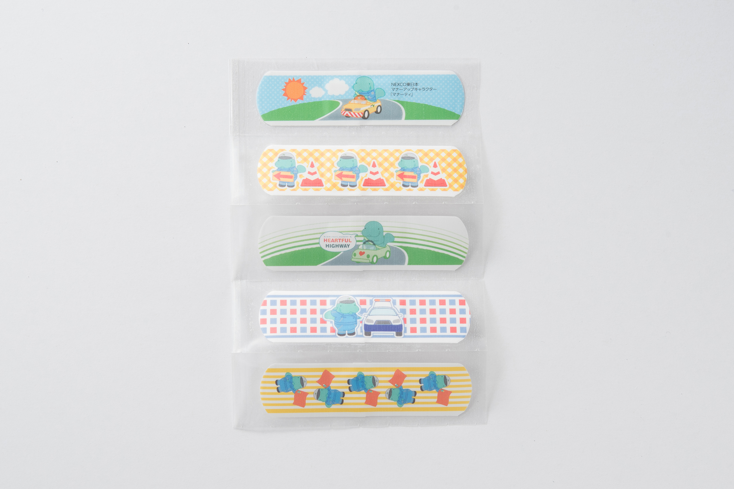 NEXCO東日本様 ノベルティ オリジナル絆創膏｜パッケージ 制作事例